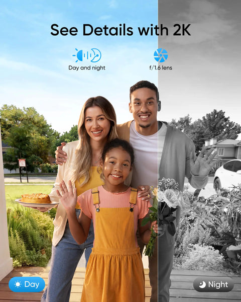 Slick Video Smart Lock Equipped With 2K HD Camera And Lightning Fast Fingerprint Scanner For Effortless Keyless Entry Door Lock That Works Like A Charm For Front Door Security With Absolutely No Sweat Setup with family outdoors.