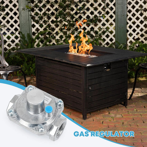 heavy-duty gas regulator propane natural gas for outdoor fire pits and grills