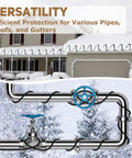 Self Regulating Pre Assembled Heating Cable 150 Feet 120V For Roof Deicing And Pipe Freeze Protection ETL Certified Safety