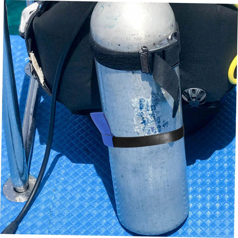 Neoprene Scuba Tank Strap For Easy Carrying And Secure Binding Of Dive Gear Durable Tank Holder For Divers Reliable And Stylish Accessory Great Gift For Divers on scuba tank