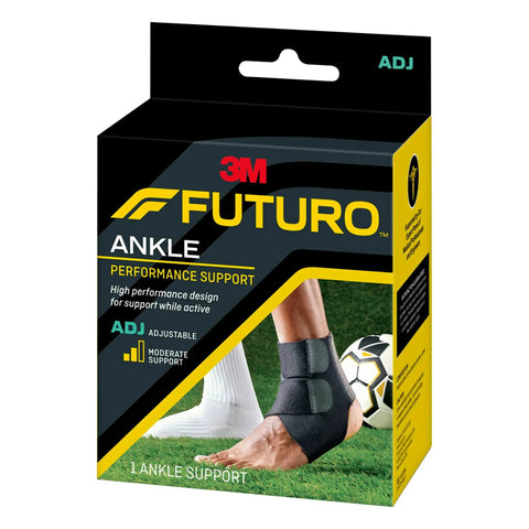 Performance Ankle Support With Adjustable Straps For Moderate Compression Arch Lift And Breathable Moisture Wicking Comfort packaging