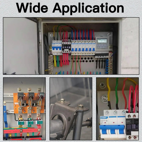Two Pack NPT One Quarter Inch Stainless Steel Waterproof Cable Gland Connectors for outdoor use in an electrical panel installation.