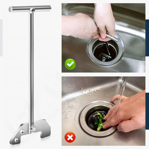 Garbage Disposal Unjamming Wrench Tool Universal Compatibility With Moen InSinkErator And Waste King Disposals Above The Sink Clearing Clogs Quick And Easy No Fuss Repair.