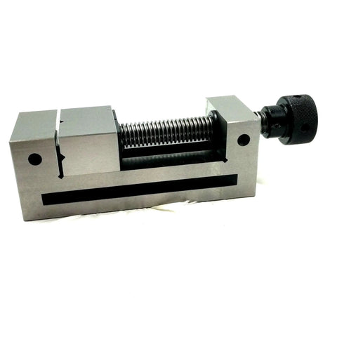 Pro Grade Vise V-Groove Bench Clamp With 2.5 Inch Jaw Opening And 2 Inch Jaw Width, 1 Inch Jaw Depth, hardened and precision ground