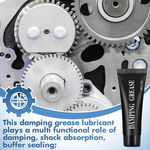 3 Pack 10g Synthetic Damping Grease For Washer Dampers, Heavy-Duty High-Performance Lubricant With Superior Adhesion And Stable Viscosity, Keeps Washing Machine Dampers Quiet, Smooth, And Long-Lasting on metal gears and tube