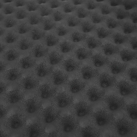 Pro Studio Badass Acoustic Foam Tiles showing textured black surface designed for sound dampening and bass control.