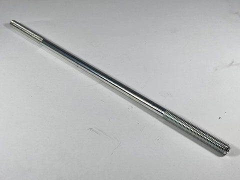 Heavy Duty Threaded Cab Linkage Rod For Mack Ch Model Trucks 1/4 Inch By 7-3/4 Inches Length, silver threaded metal rod.