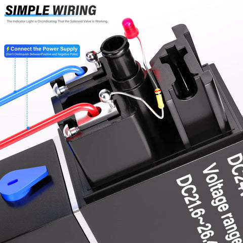 Industrial Grade 110 Volt One Quarter Inch Npt Electric Solenoid Air Valve Two Position Two Way Normally Closed With Junction Box