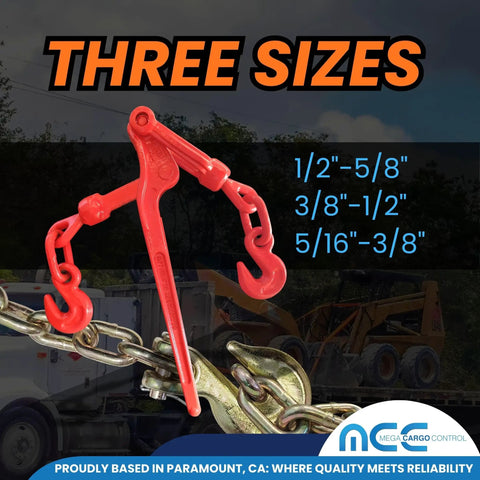 Heavy Duty Lever Snap Binders For Flatbed Trailers One Half To Five Eighths Inch Grade Seventy Transport Chains