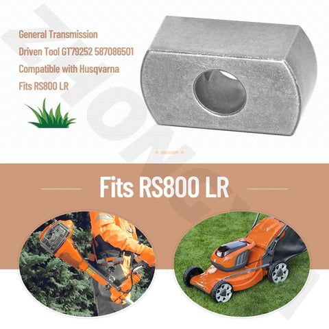 Heavy Duty Transmission Driven Tool For Husqvarna RS800 And GT79252 587086501 in silver supporting heavy load components