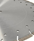 14-Inch MultiPurpose Segmented Turbo Rim Diamond Blade With Castellated Segments Undercut Protection 0.590 Inch Raker
