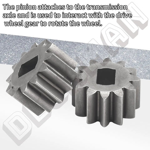 Two Pack 12-Tooth Pinion Gears 115-4668 for Toro 22 Inch Lawn Mower Wheel Replacements