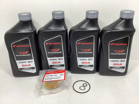 Honda Foreman Full Service Kit 520 500 FM FE 2012 2025 Oil Change Air Filter Spark Plug Gear Oil With OEM Factory Parts GN4 10W30 Oil HM5 Filter