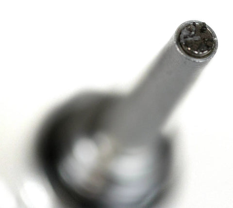 Close-up of magnetic tip on Magnetic Oil Dipstick For Inverter Generators With Industrial Strength Magnetic Tip Keeps Metal Shavings Out Of Oil And Extends Engine Life Fits WEN Yamaha Predator Models Easy Install.