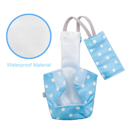 Blue Parrot Harness Flight Suit Diaper With 80 Inch Flying Leash Rope For Parrots And Small Birds, Bird Clothes For Conure And Cockatiel, Size M