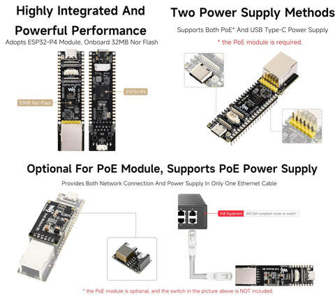 Killer P4 Based Development Board With 100 Mbps Ethernet RJ45 Port Rich Display Camera And Speaker Headers AI Speech Interaction Ready