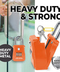 Heavy Duty Outdoor Key Lock Box With Code Holds Five Keys For Real Estate Pros And Hosts Secure Access For Contractors Renters