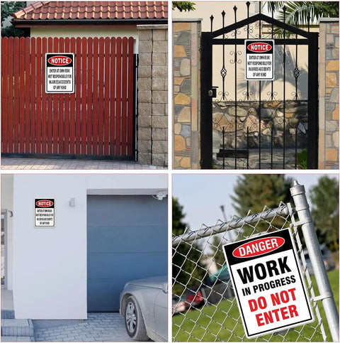 High Visibility Fire Alarm Control Panel Marker Sign 8x12 Inches Metal Tin Plate For Riser Rooms Commercial Buildings Warehouses And Indoor Fire Protection Zones Built Tough For Clear Safety Communication on fence