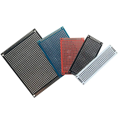38-Piece Double-Sided PCB Board Prototype Kit With 5 Sizes And 4 Color Universal PCBs for DIY Soldering and Electronics Projects FR4 1.6mm Thick