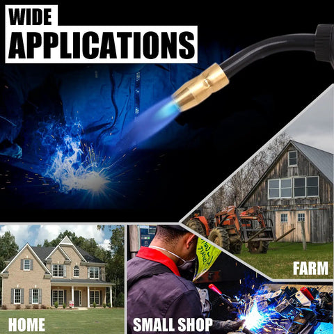 15 Foot M-150 MIG Welding Gun Replacement for Miller Millermatic Series and Hobart IronMan 210 Stinger Torch in various applications