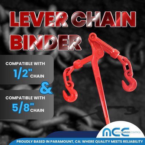 Heavy Duty Lever Snap Binders For Flatbed Trailers One Half To Five Eighths Inch Grade Seventy Transport Chains