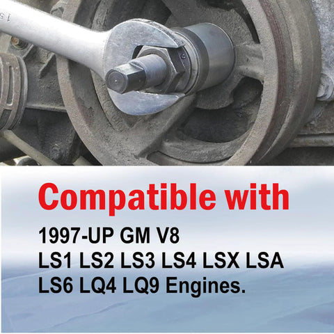 Image showing Pro Grade Must Have Harmonic Balancer Installation Tool For GM V8 LS Engines Including LS1 LS2 LS3 LS4 LSX used on engine