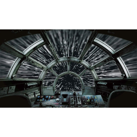 Star Wars Millennium Falcon Peel And Stick Wallpaper Mural For A Dope Room Makeover No Mess Easy To Install And Remove 10.5 Feet