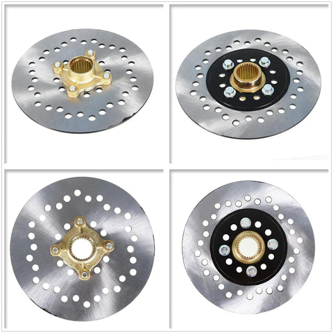 Rear Axle Assembly Kit For 32 Inch Go Karts With Shaft Hub And Chain Brake Master Cylinder And 428 108L Chain Fits 6 To 10 Inch Wheels Beefy Heavy Duty Chrome Construction For ATV Quad Drift Trikes brake rotors with hub in chrome finish