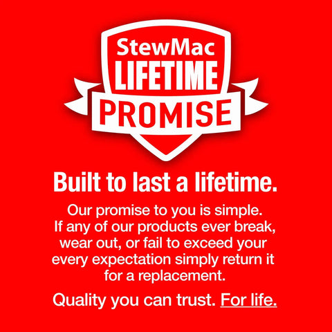 StewMac lifetime promise for Refret Saw And Fret Slot Cleaning Tool Set For Guitar Fretboard Repair Pro Grade Luthier Tools