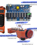 8 Channel Wireless Remote Control For Industrial Hoist And Overhead Bridge Crane with transmitter, E stop button, and receiver