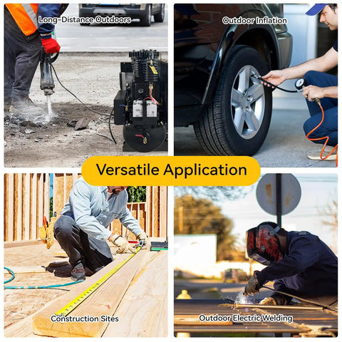 Get This Badass 3-in-1 MutsMover Gas Powered Air Compressor Generator And Welder for outdoor inflation and electric welding.