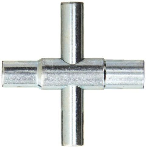 Pro Level 4 Way Sillcock Key For Dead Simple Outdoor Faucet Spigot Stem Swap features a durable hardened steel design.