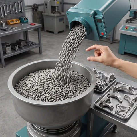 Cylinder Tumble Media For Silicon Carbide Polishing Pellets 440g Keeps Size Tight And Self Loss Low Works With Vibratory Bowls And Tumbler Grinders Ideal DIY Jewelry Making Metal Finishing Abrasive Pellets in vibratory bowl