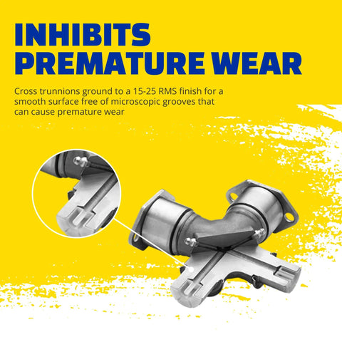 Beefed Up Greaseable Universal Joint With Nitrile Rubber Seals And Wear Resistant Case Hardened Cold Formed U Joint For Rover 80
