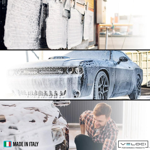 Cars coated in foam using PF22 Foam Cannon And SG28 Trigger Gun Kit For Pressure Washer, Pro Grade Car Wash System, Easy Attach