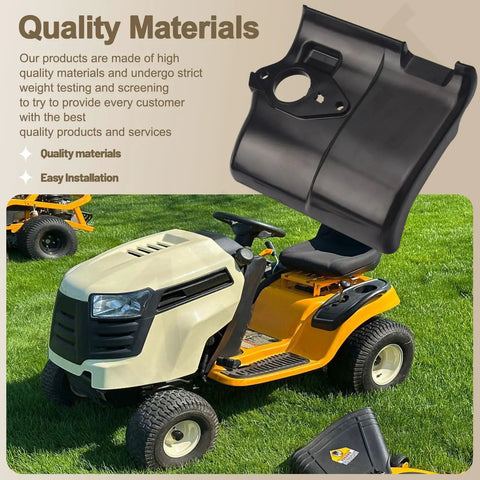 Heat Deflector Kit For Kohler Cub Cadet Mower Engines SV470 SV620 SV540 LTX 1040 with mower and materials overview.
