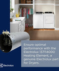 Durable Dryer Heating Element 137114000 Replacement Part for Electric Clothes Dryers OEM Quality in laundry room