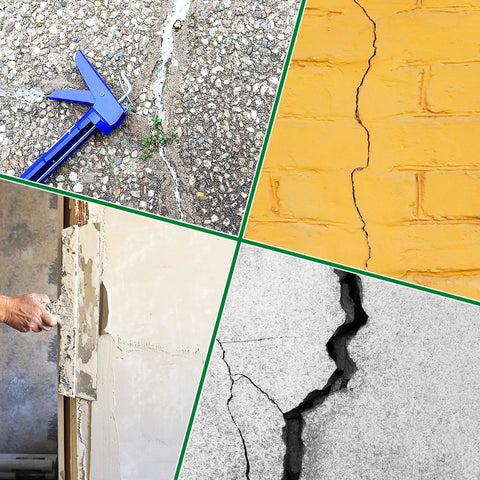 Market Grade Foam Backer Rod For Reliable Gap Sealing And Concrete Crack Filling, Heavy Duty Caulk Saver Joint Rope 1 Inch By 10 Feet in use on various cracks.