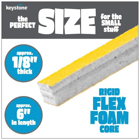 Fine Sanding Twig Set With Color Coded Abrasive Grits For Detail Sanding And Polishing, foam core twig with size dimensions