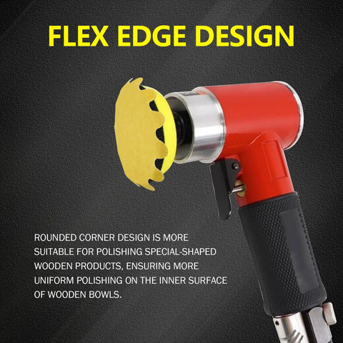 Flex edge design of 80 Pack 3 Inch Hook And Loop Sanding Discs Wet And Dry Flex Edge Pads with Grits 60 80 120 150 180 240 400 800