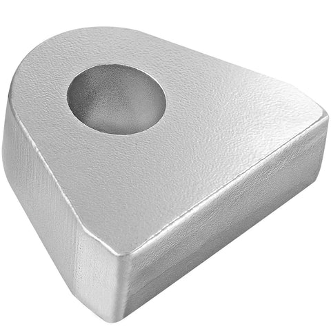 Heavy Duty Weld On Shackle Clevis Mounts 1 Inch Thick Steel Pack Of 4 With Beveled Base For Beefy Welds And Easy Install, single mount