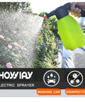 Electric Spray Bottle Half Gallon Plant Mister With Adjustable Nozzles Battery Powered Sprayer used in garden
