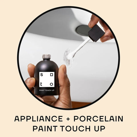 Applying White Paint Touch Up For Appliances And Porcelain High Gloss Enamel No 04 White Haze 1.5 Oz Ideal Bathtub Tile.