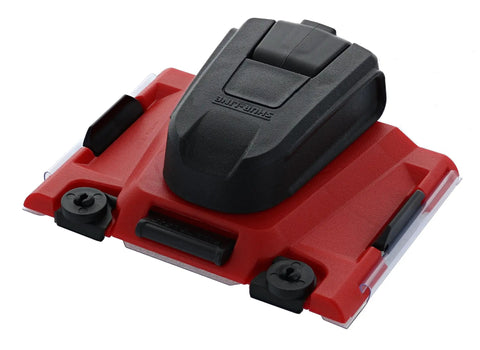 Paint Edger Pro Kit With Two Pack Painter's Pad Refills For Crisp Baseboard And Ceiling Edges, adjustable red and black tool