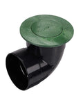 Pop Up Drainage Emitter With Elbow For 4 Inch Sewer And Drain Pipe Works With Catch Basins And All Drainage Systems Green