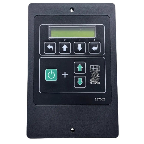 Top Shelf Aftermarket Ground Control Box Swap Compatible With Genie Gen 6 Scissor Lifts Part 137692GT with six buttons.