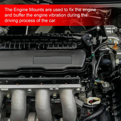 Detailed view of Heavy Duty Engine And Transmission Mount Set Fits Honda Element 2 Point 4 Liter Models showcasing solid engine mount construction.