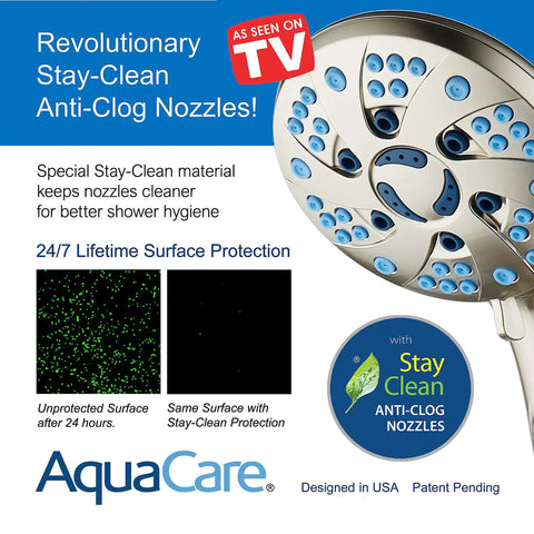 High Pressure Spa Shower System With 6 Inch Rain Head And Handheld 3 Way Shower Head Combo 48 Modes Anti Clog Nozzles