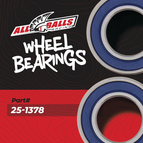 Wheel Bearing Kit 25-1378 For Honda Replacement Heavy-Duty Double Sealed Bearings with logo and part number 25-1378