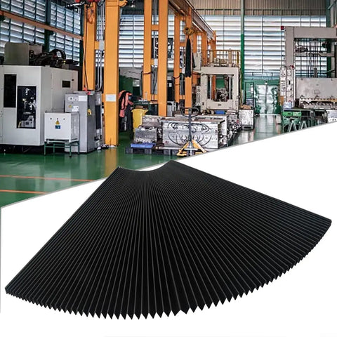 Heavy Duty Milling Machine Flexible Accordion Bellows Cover for Dust Oil Water Protection on CNC Lathe 1.5M Length